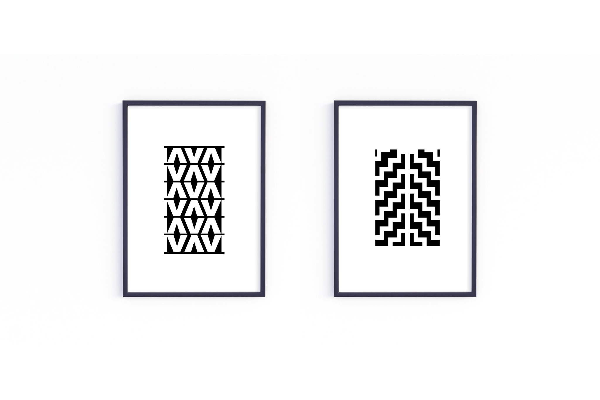 Tukutuku Bundle Digital Print Māori Wall Art New Zealand Art Printable