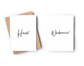 Celebration Card Bundle - Māori Greeting Cards - Instant Download