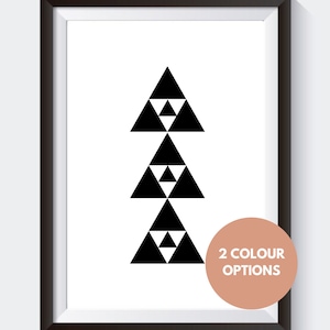 Niho Nui - Māori Wall Art - New Zealand Art - Graphic Print