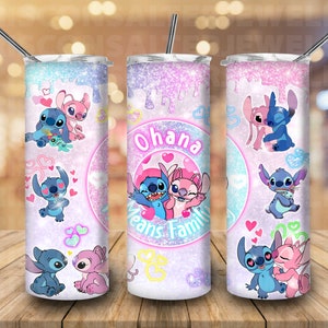 Disney Stitch And Angel Kiss Pair Mug Cup 2 Set Original Box Porcelain Japan