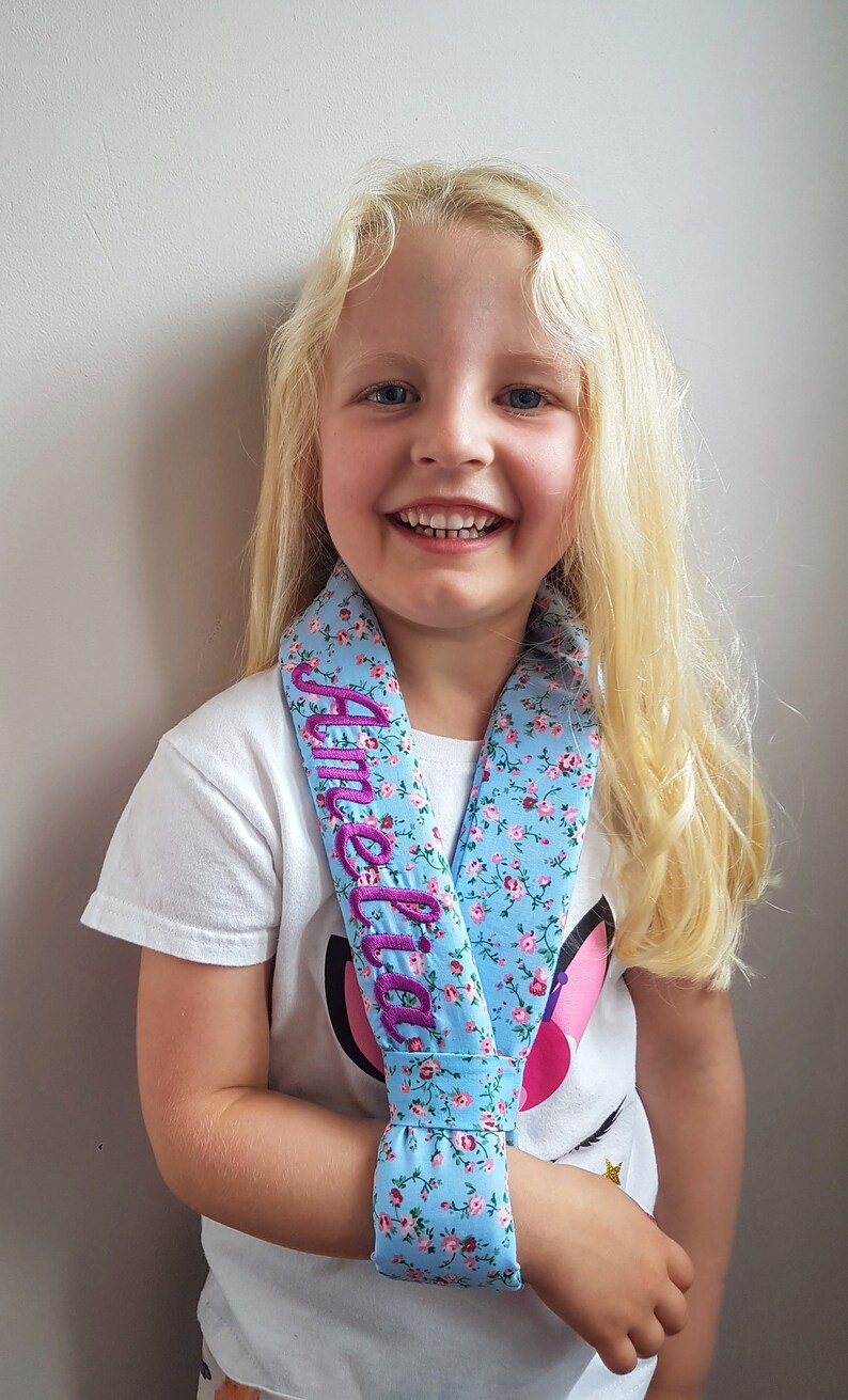 Personalized Broken Arm sling Collar n Cuff Adult and child Etsy