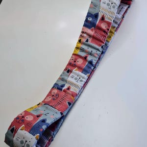 Broken Arm sling Adult and child sizes Kids fracture support Collar n Cuff colourful cats cotton fabric Custom made can personalize