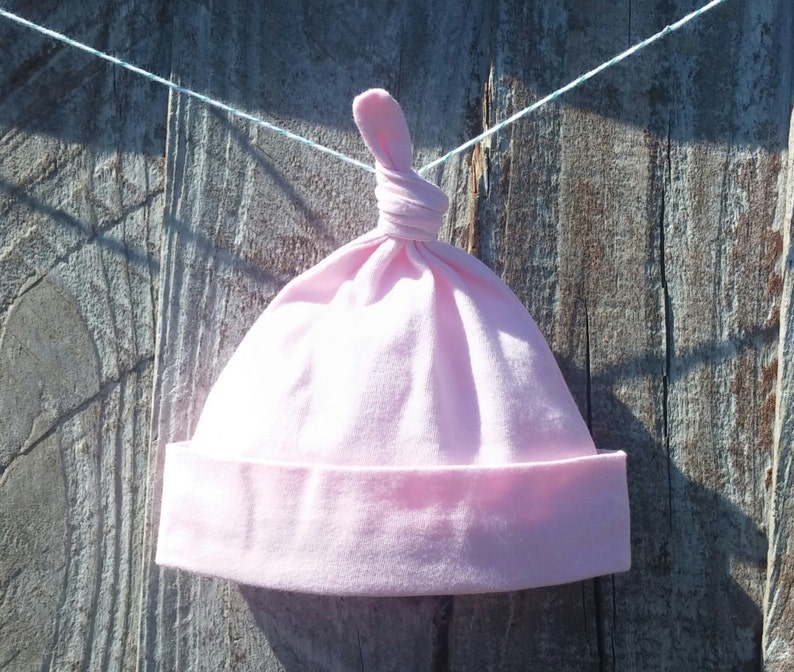 Baby Girl Hat With Knot Micro Preemie Hat Premature Baby Hat Etsy UK
