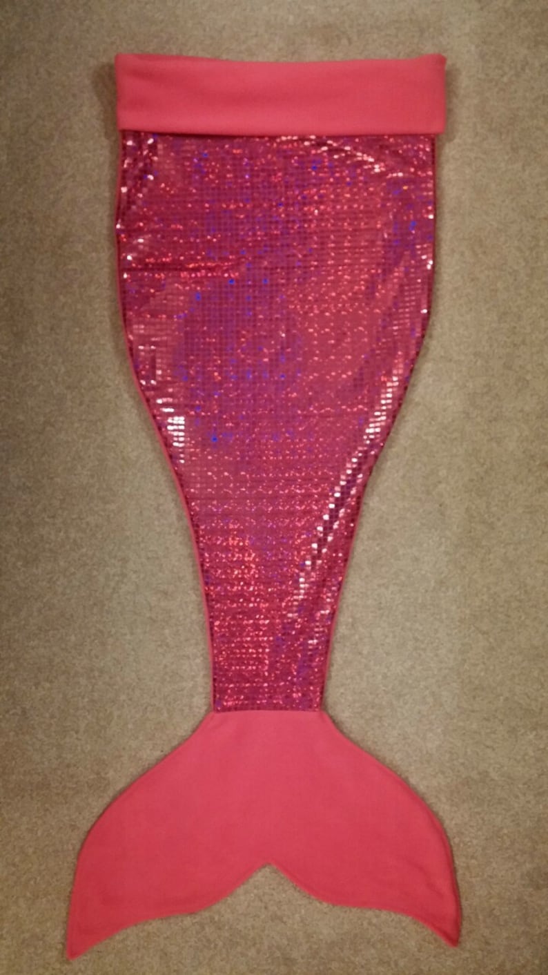 Personalised Mermaid Tail Blanket With Sequins Child & Adult Etsy UK