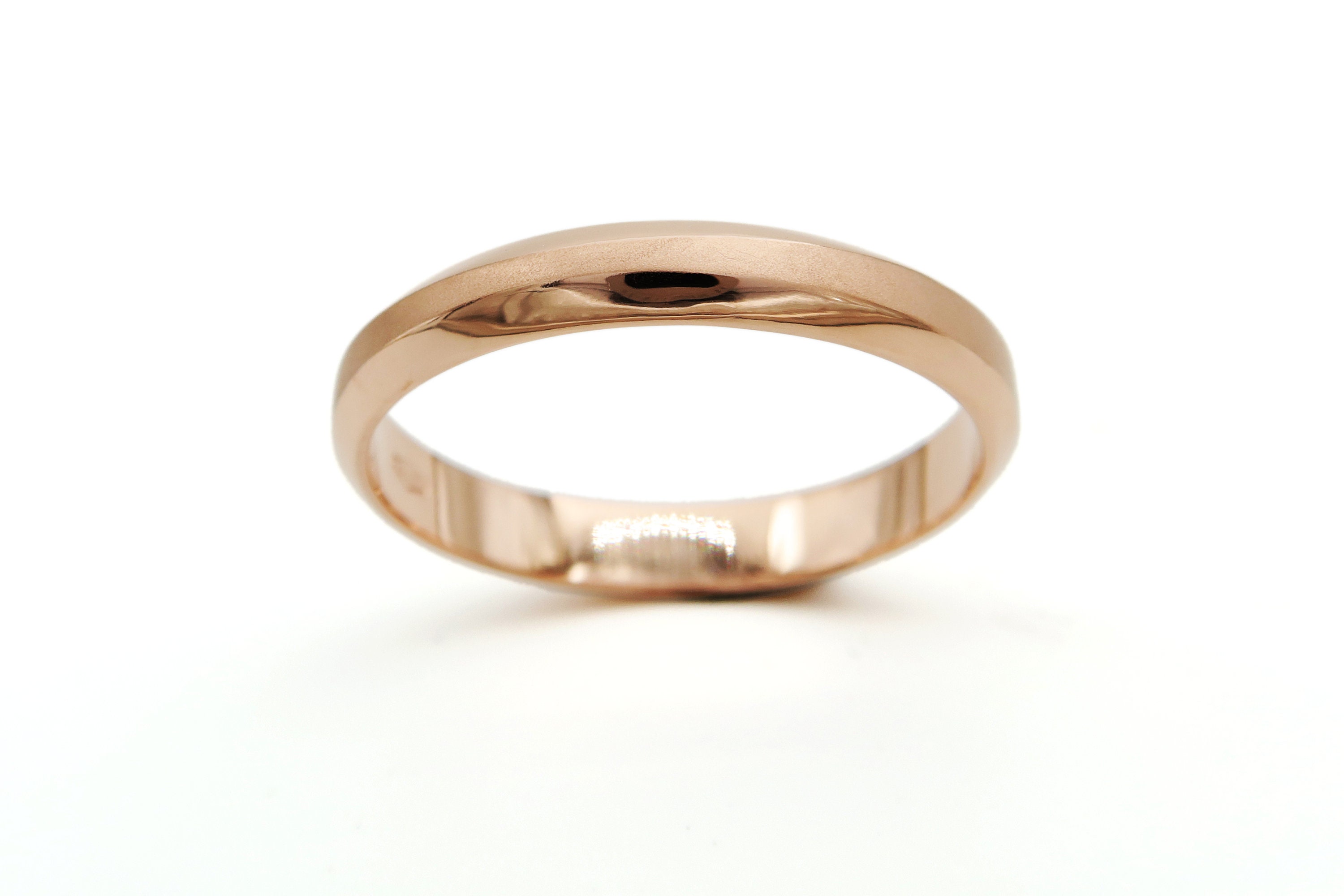 Thin Rose Gold Wedding Band || Solid Gold Wedding Ring || Fine Jewelry Thin Rose Gold Wedding Band || Solid Gold Wedding Ring || Fine Jewelry