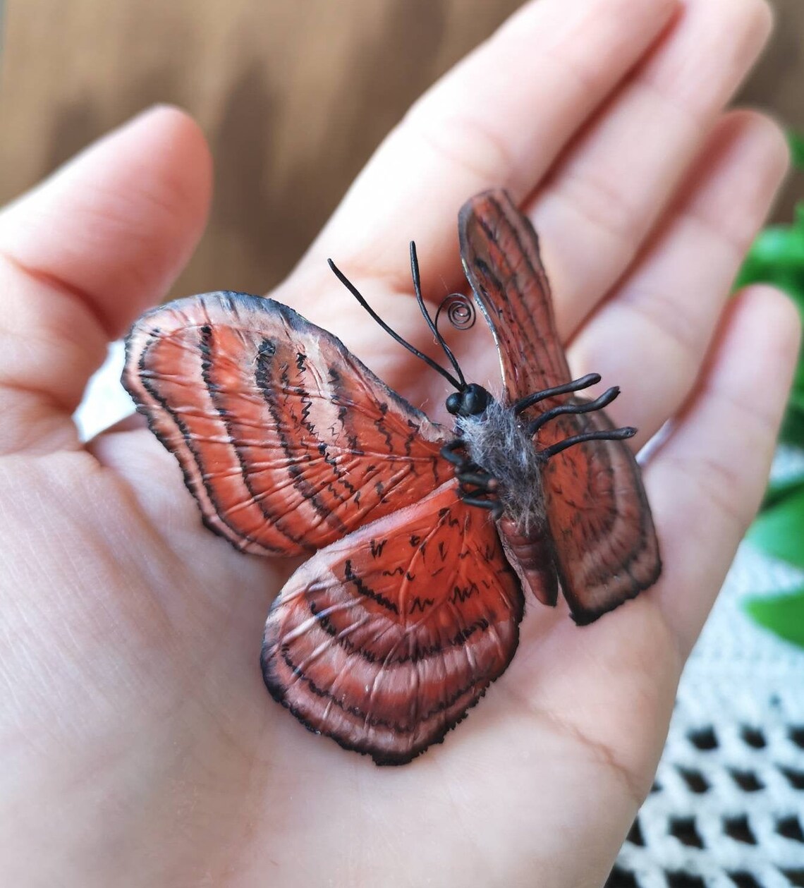 Fake butterfly artificial peacock butterfly fake insects Etsy