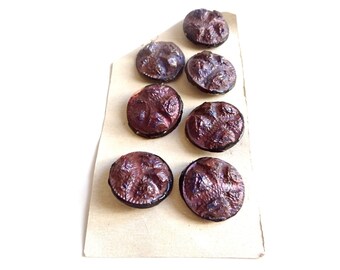 Plaque De 48 Boutons Anciens | Assortiment Neuf Pour Couture, Mercerie Et Création