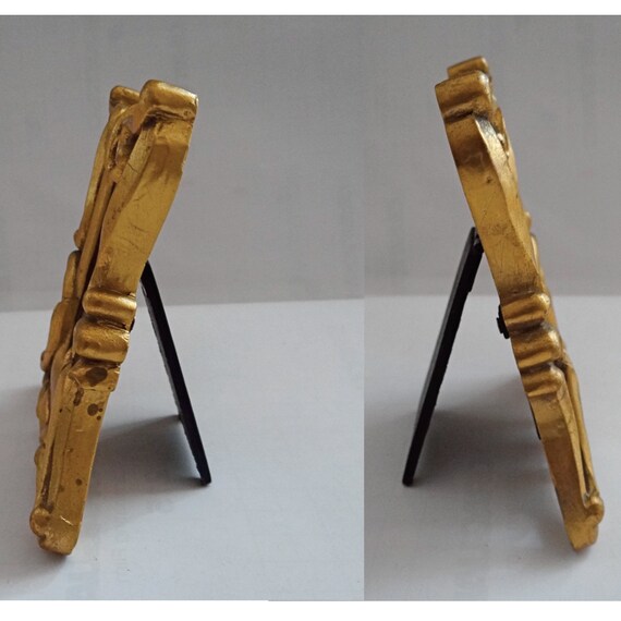 バロック スタイルのフレーム、ゴールド トーンのフォト