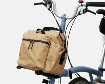 HG Rover bag Camel, Minivelo Front Bag ,Handmade in Seoul, Korea