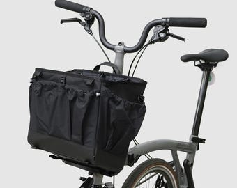 【新品】manimaris ohoshi basket black Hangang Basket M Black, Brom_ton, Minivelo Front Bag