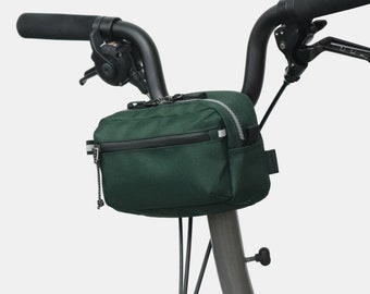 Hangang Rover Pouch Racing green / Bicycle, cycling /Handlebar bag, Saddle bag, Handmade in Seoul, Korea