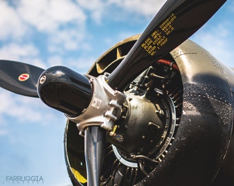 Aviation Print Photo | Airplane Print Photo | Blue Wall Decor | Military Decor | Historical Decor | Transportation Art | Masculine Decor