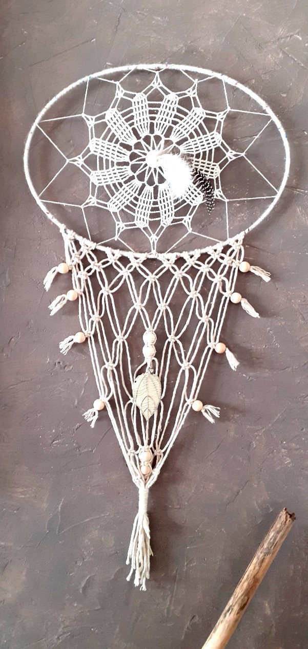 Attrape Rêves - Dreamcatcher Attrapeur de Deco Murale Suspension Capteur Rêves