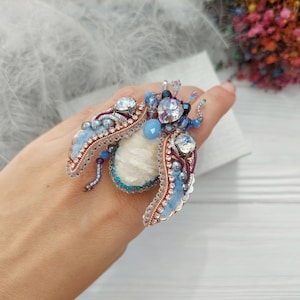 Beaded Cicada brooch pin Beetle brooch pin Fly brooch pin Embroidered brooch Insect brooch Statement jewelry Unique jewelry Bug brooch pin