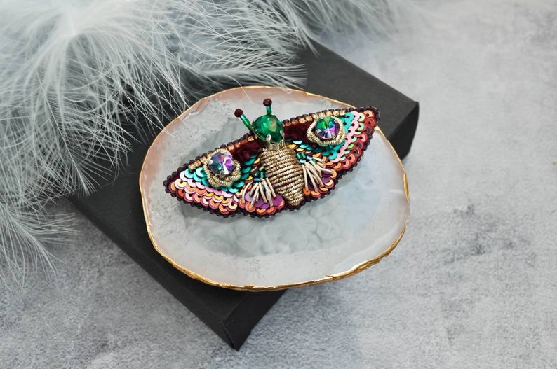 Butterfly brooch Moth brooch