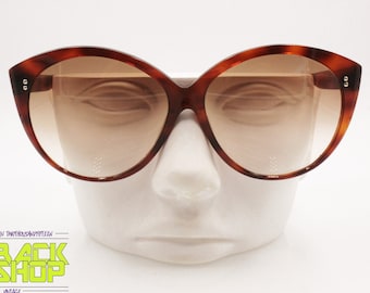 TESSA Authentic 1960s sunglasses acetate sheet material tortoise, oversize womens, New Old Stock