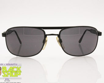 FLORENCE VOGUE mod. VO 3198-S Black Aviator Sunglasses, New Old Stock 1990s