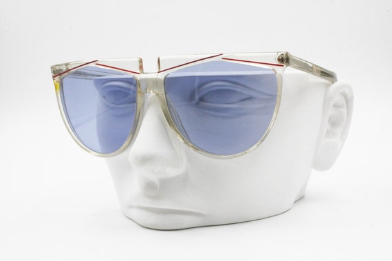 Gianni Versace Vintage New Sunglasses pale azure … - image 1