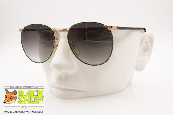 PACO RABANNE Paris round oversize sunglasses, gold