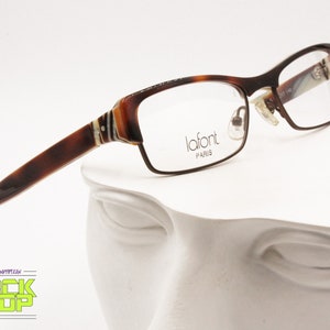 JEAN LAFONT PARIS made in France eyeglass frame tortoise multilayer acetate, classic glasses, New Old Stock image 3