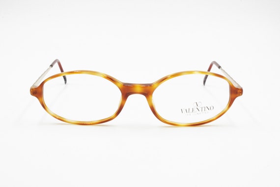 VALENTINO Vintage glasses frame oval tortoise, Vi… - image 8
