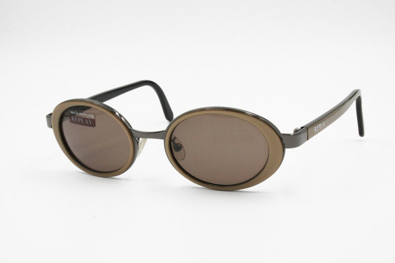 Replay Gray Metal Sunglasses main image 1