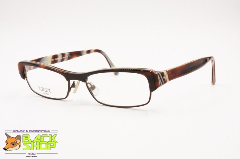 JEAN LAFONT PARIS made in France eyeglass frame tortoise multilayer acetate, classic glasses, New Old Stock image 1