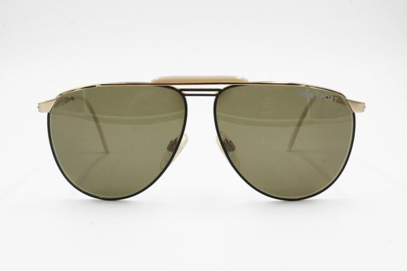 FILA SPORT 8503 A Vintage Aviator Sunglasses Oval Drop Lenses