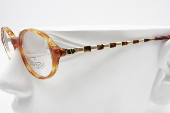 VALENTINO Vintage glasses frame oval tortoise, Vi… - image 2