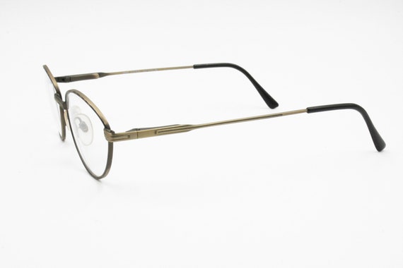 OTTIS DESIGN, Italian 1990s eyeglass frame Golden… - image 6