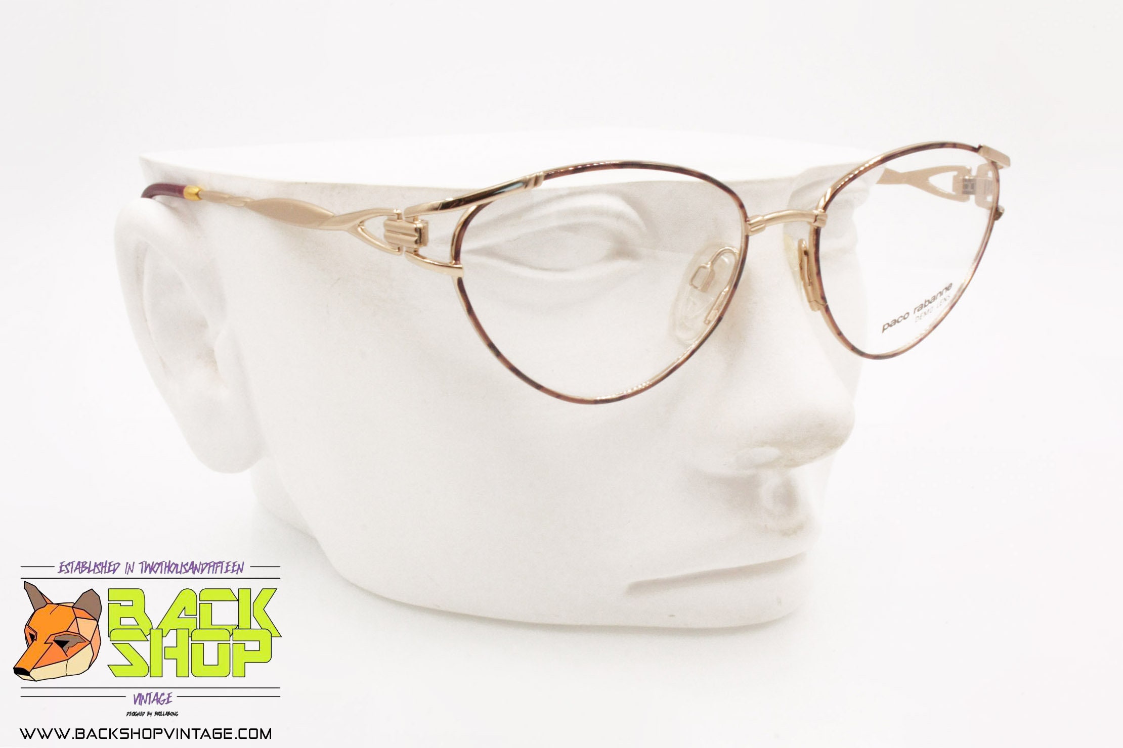 PACO RABANNE Paris mod. PR 780 Gp 485 monture de lunettes vintage