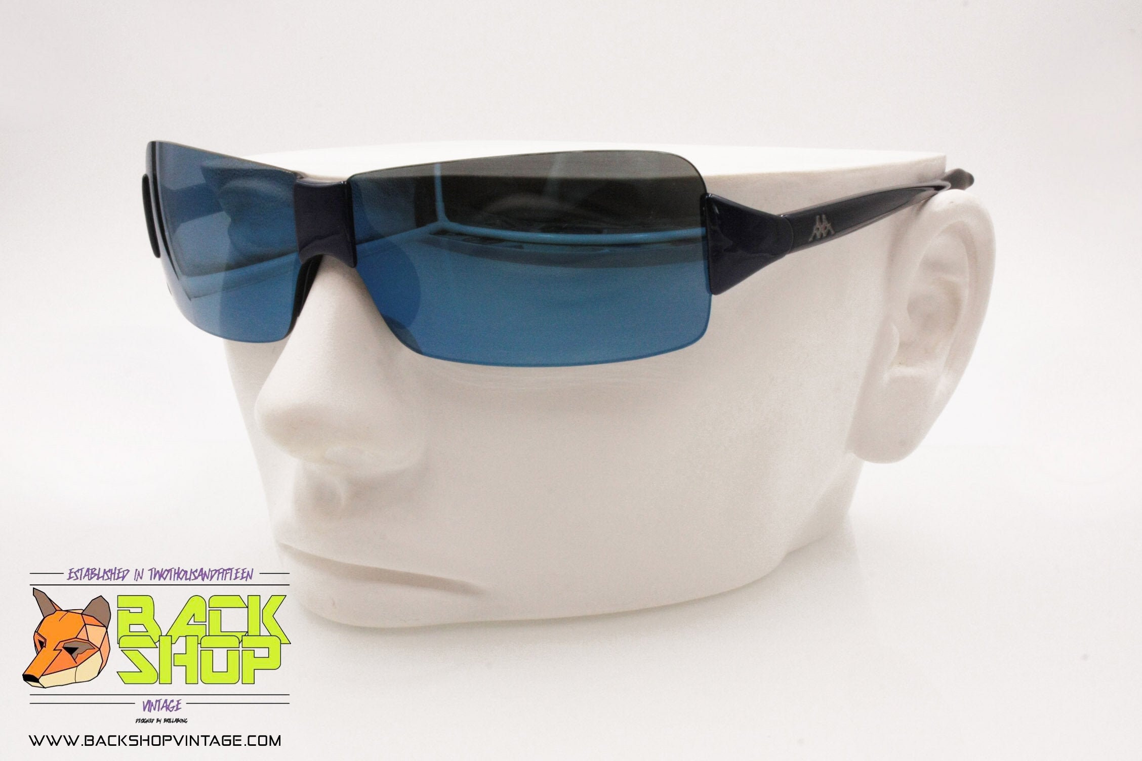 KAPPA Mod. R.D.K. 066 Sunglasses Blue Mirrored Etsy