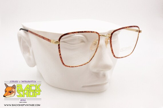 BLUEYES mod. 45V Vintage eyeglass frame, red safa… - image 3