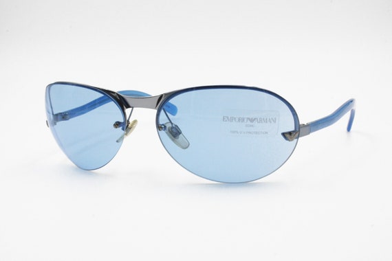 Emporio Armani 207-S 1306 Sunglasses blue lenses,… - image 2