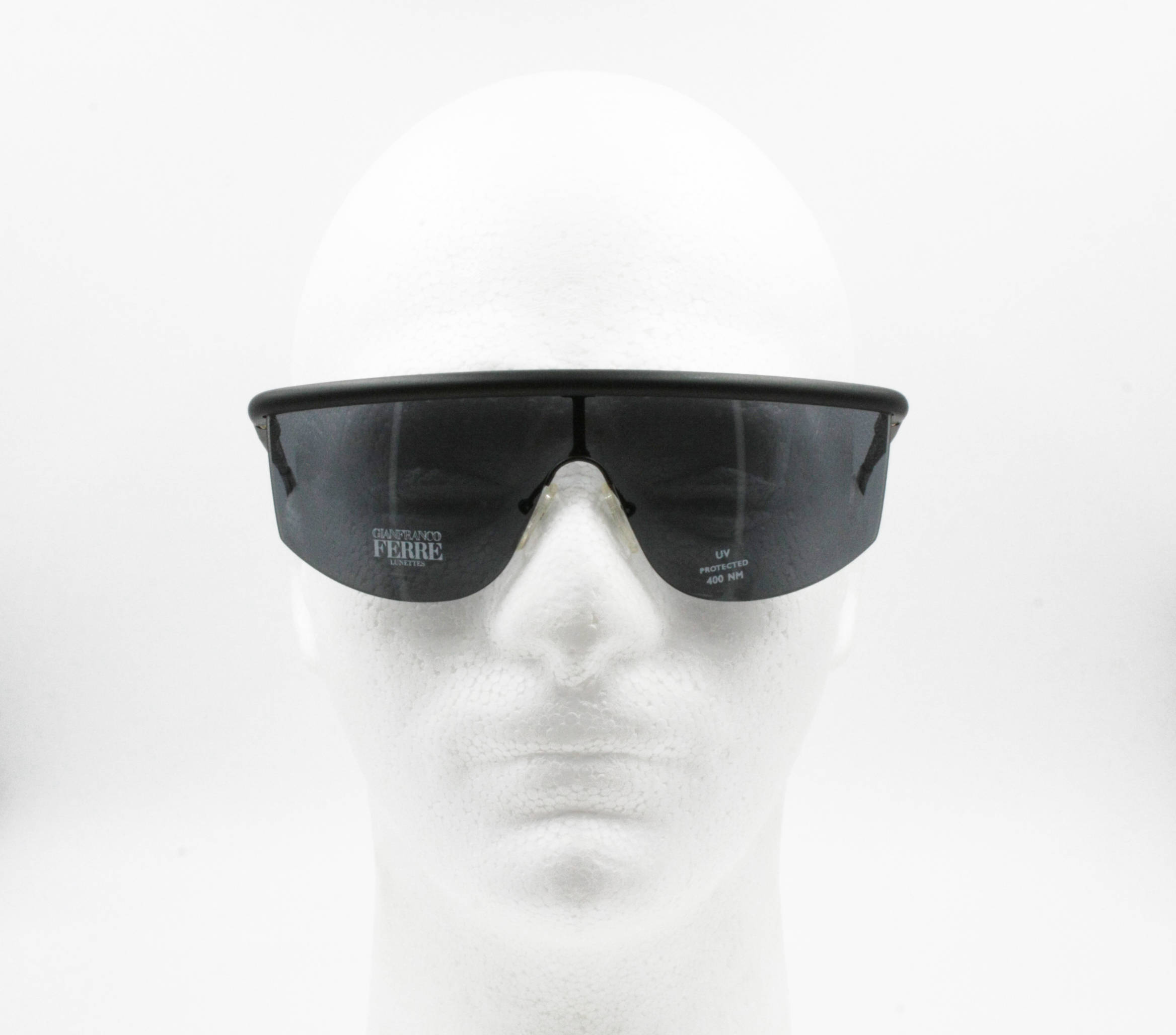 Gianfranco Ferr GFF 120 N S Black Oversize Mask Sunglasses