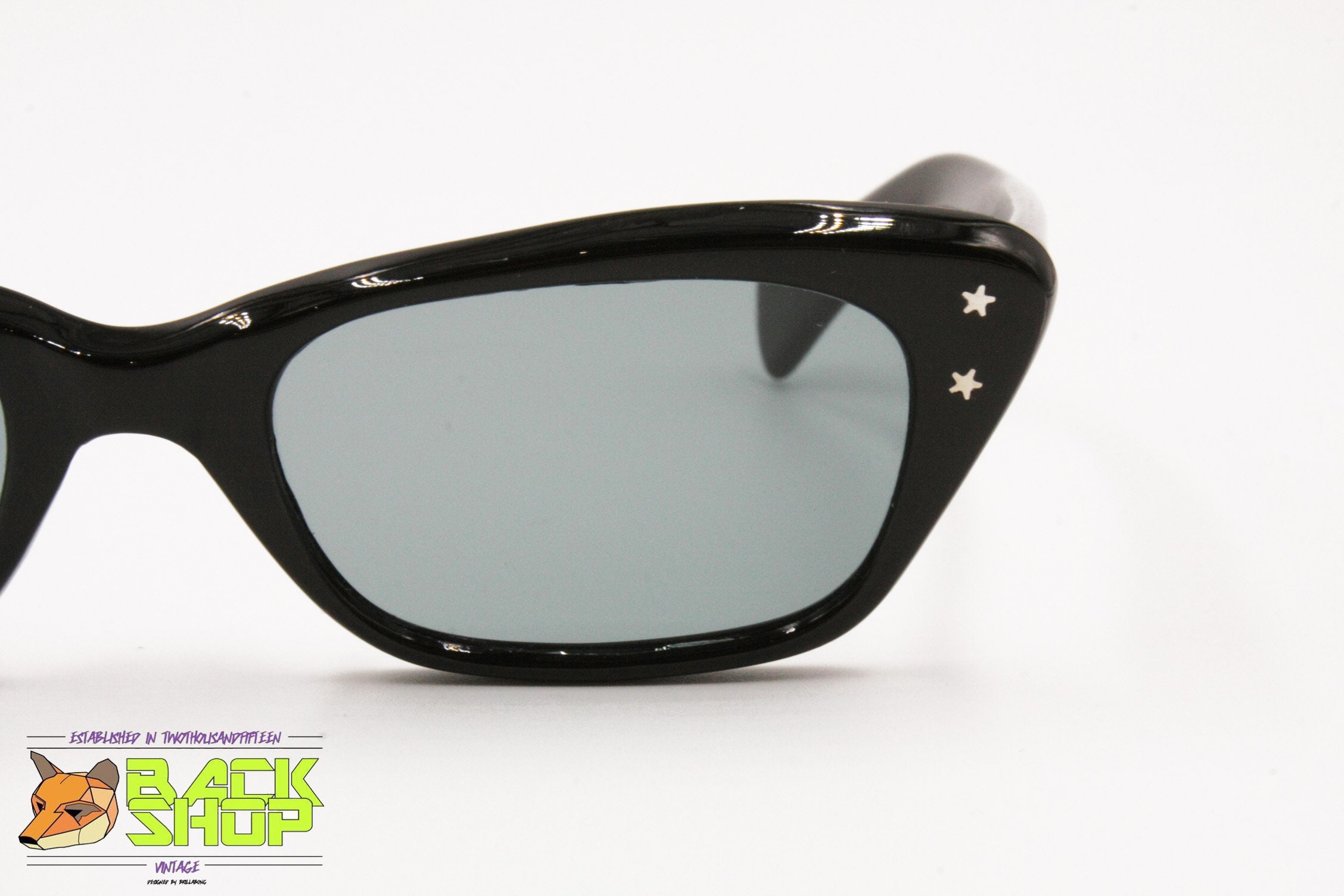 Authentic Vintage 1950s-1960s Sunglasses Women Black Cat Eye - Etsy