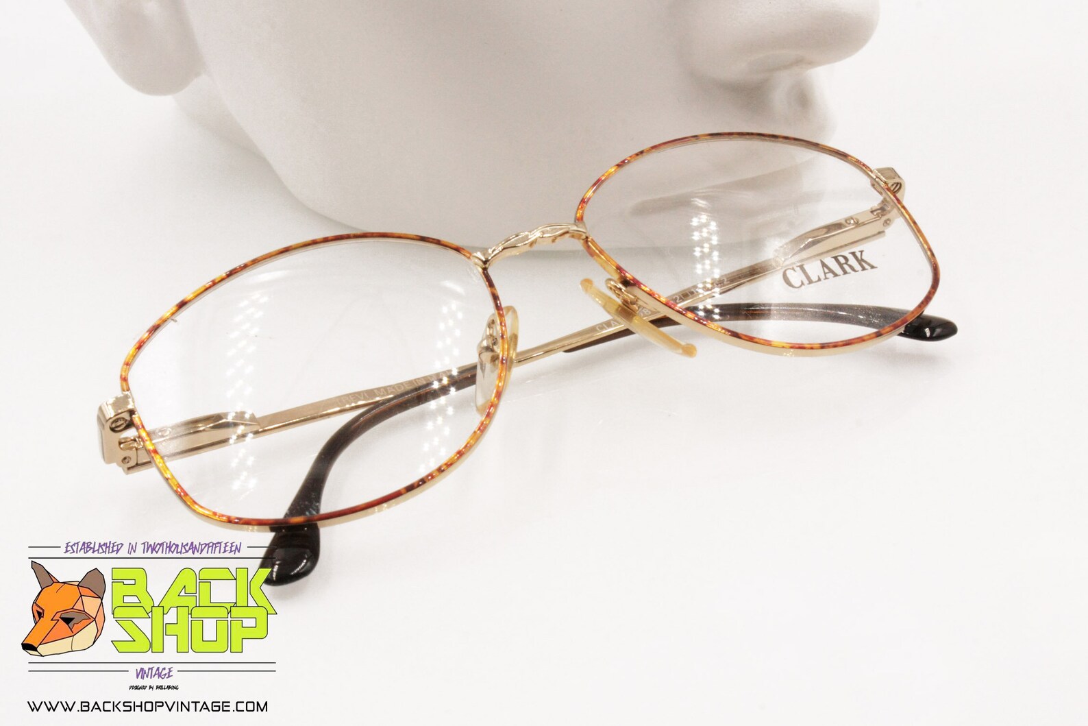 CLARK by TREVI Mod 084 C.2 Vintage Round Eyeglass Frame - Etsy