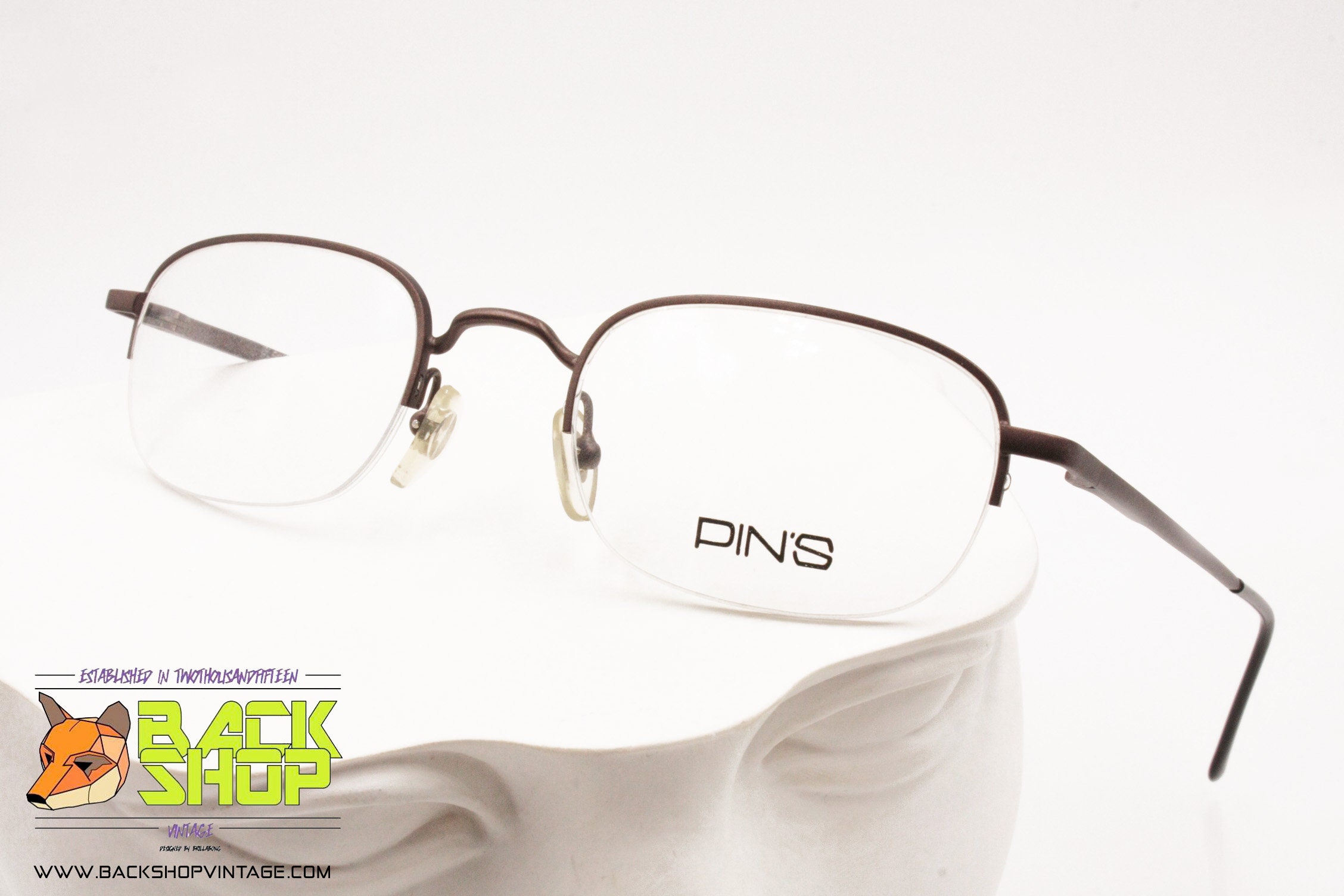 PIN'S Made in Italy Classic Optical Frame Glasses Half - Etsy