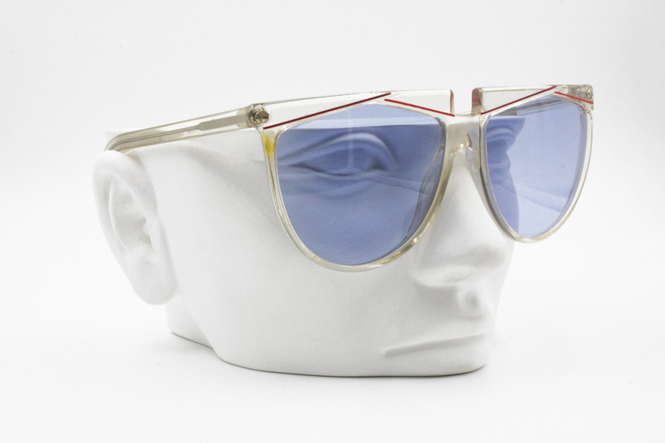 blue versace glasses