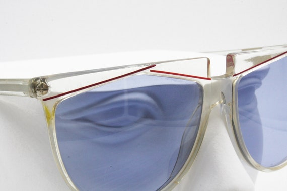 Gianni Versace Vintage New Sunglasses pale azure … - image 4