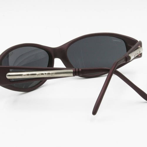 FLOYD made in Italy, biker sunglasses shops total deep violet acetate with metal rustic plaques, wrapping sunglasses, Deadstock