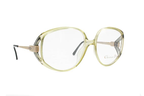 Christian dior mod. 2394 vintage big round oval e… - image 2