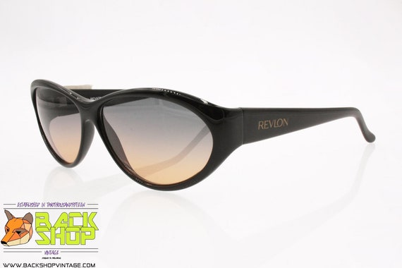 REVLON mod. RV101 00A Vintage Sunglasses women bl… - image 5