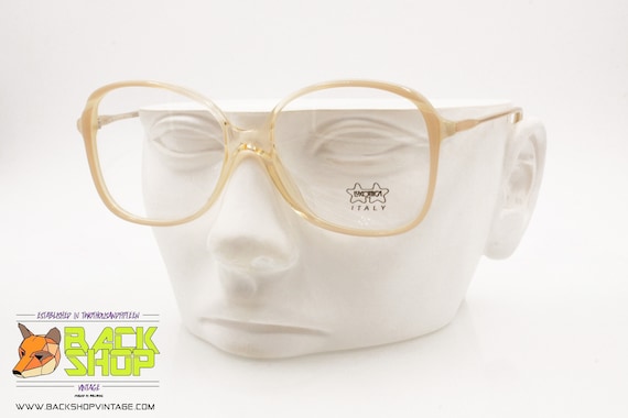 Vintage Deadstock Mask Sunglasses Mono Lens LUXOTTICA Mod. 