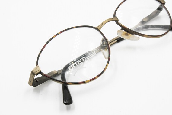OTTIS DESIGN, Italian 1990s eyeglass frame Golden… - image 8