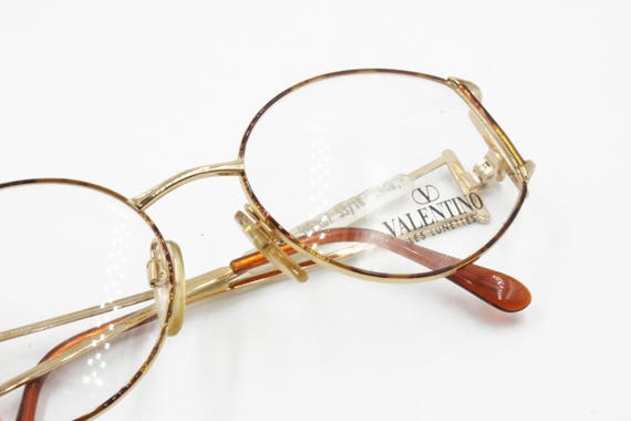 Rare Valentino Garavani Eyewear Frame Mod. V Oval Dappled   Etsy