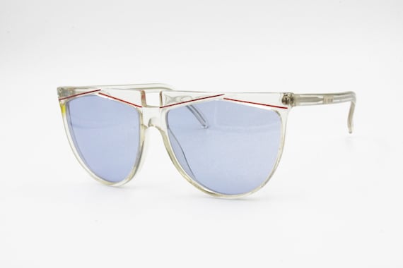 Gianni Versace Vintage New Sunglasses pale azure … - image 7