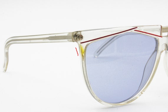 Gianni Versace Vintage New Sunglasses pale azure … - image 10
