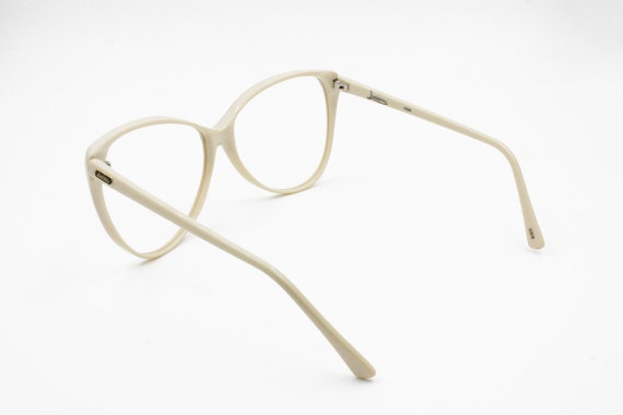 Vintage Cream & Red cat eye frame women by LUCIEN… - image 6