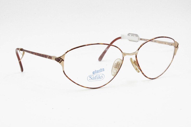 Safilo Elasta womens eyeglasses frame mod. 4565 GP 8 Golden & Etsy